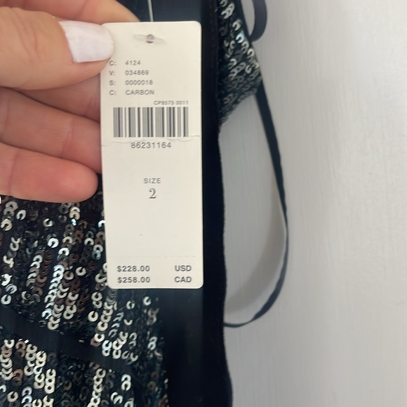 Size 2 free people sequin jumpsuit nwt - Picture 4 of 4